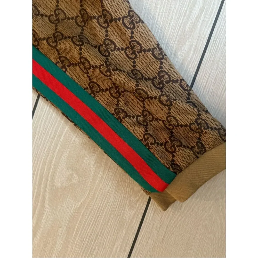 Preloved Gucci Brown Monogram Track Pants size xl